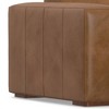 WyndenHall Biggs Left Chaise Module Caramel Brown - 4 of 4