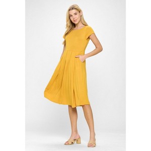 WEST K Womens Claris A-line Knit Dress with Pockets - 1 of 3