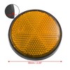 Unique Bargains Universal Round Reflective Warning Self Adhesive Reflector 2.2" 2 Pcs - 3 of 4