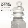 Link Collapsible 20oz Water Bottle Silicone Lightweight Foldable Portable Water Bottle Reusable Leakproof for Travel Camping Hiking Cycling & More - 3 of 4
