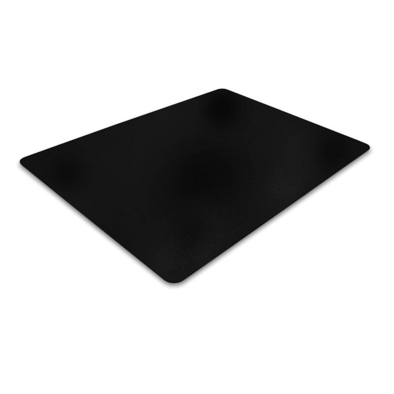 Vinyl Chair Mat for Hard Floors Rectangular Black - Floortex, 1 of 11