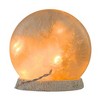 Stony Creek 7.0 Inch Forest Snowman Pre-Lit Round Orb Christmas Lighted Glass Accent , Christmas Decor Cardinal Winter Scene (1PC) - 3 of 4