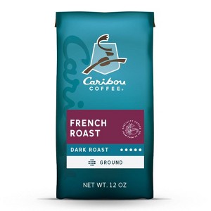 Caribou Coffee French Dark Roast Ground Coffee - 12oz - 1 of 4