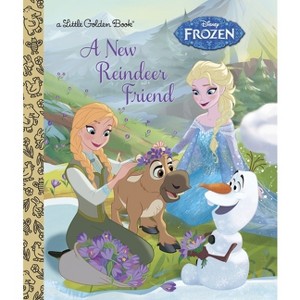 A New Reindeer Friend (Disney Frozen) - (Little Golden Book) by  Jessica Julius (Hardcover) - 1 of 1