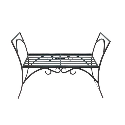 Wrought iron best sale bench argos