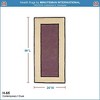 Minuteman International Contemporary II Dusk Wool Hearth Rug, Rectangular - 3 of 4