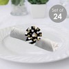 Big Dot of Happiness Adult Happy Birthday - Gold - Birthday Party Paper Napkin Holder - Napkin Rings - Set of 24 - 2 of 4