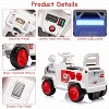 Ride On Car, Electric Car for Kids, LED Flash Lights, Radar Rocket Sound & Music Player with USB Port, for Boys and Girls - 2 of 4