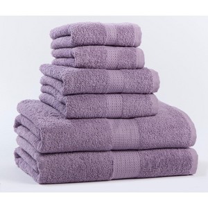 BrylaneHome BH Studio 6 Piece Bath Towel Set - 1 of 3