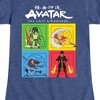 Girls' - Avatar: The Last Airbender - Four Elements Square Fitted Short Sleeve Graphic T-Shirt - image 2 of 4