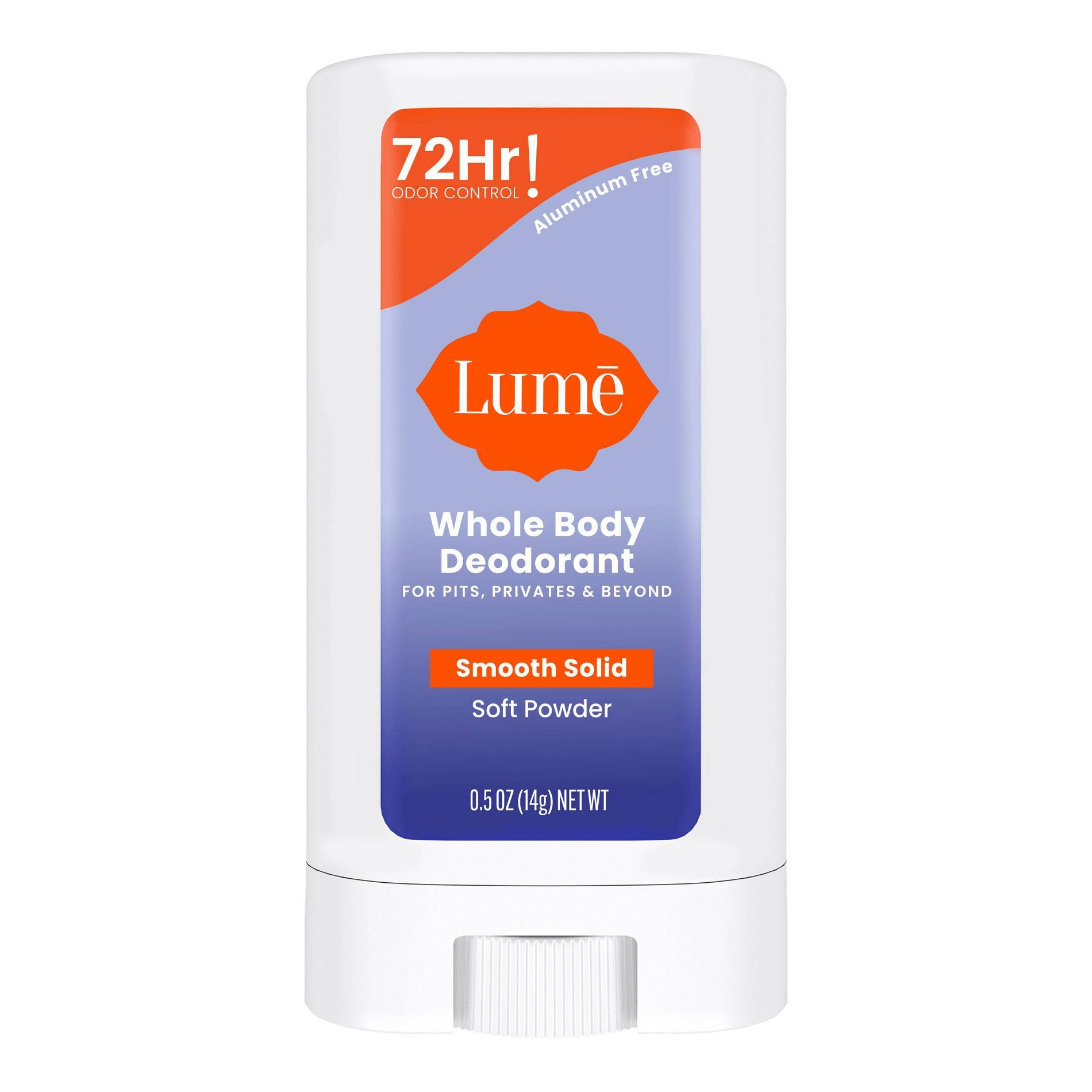Lume Whole Body Women's Smooth Solid Deodorant Soft Powder Scent - Trial Size - Aluminum-Free 0.5oz