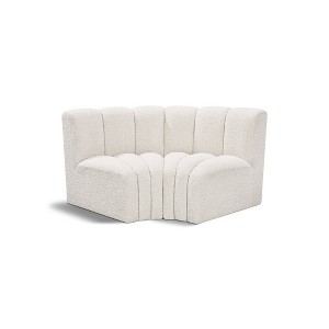 Meridian Furniture,Arc Boucle Fabric Modular Sofa - 1 of 4