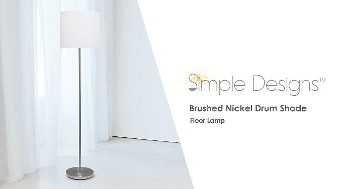 Drum Shade Floor Lamp - Simple Designs, 2 of 10, play video