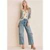 VENUS Womens Lace Trim Woven Top - 2 of 4