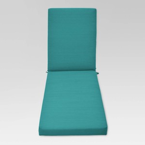 Heatherstone Outdoor Chaise Lounge Cushion - Turquoise - Threshold