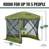 Hike Crew 6.5’x6.5’ Screened Gazebo Tent, 4-Sided Outdoor Tent Canopy, SPF 50+ UV Resistant - 3 of 4