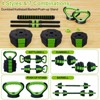 4 In 1 Adjustable Dumbbell Set, 44 Lbs Free Weight Set with Connector Used As Barbell, Kettlebells, Push Up Stand, Free Weight Set for Home Gym - 3 of 4