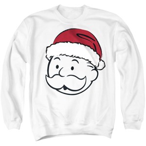 Men's Monopoly Santa Hat Crewneck Sweatshirt - 1 of 4