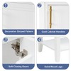 Phiestina 20" White Bathroom Vanity with Sink, Soft Close Door, Storage Rack & Open Shelf - 3 of 4
