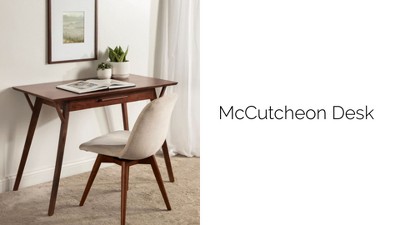 McCutcheon Brown Mango Wood Desk with Drawer