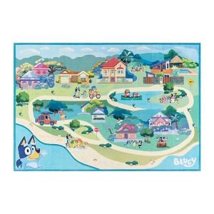 4'x5'9" Bluey Woven Area Rug - 1 of 4