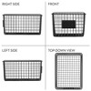 Metal Pantry Basket with Label Plate - Set of 2 - Matte Black - 4 of 4