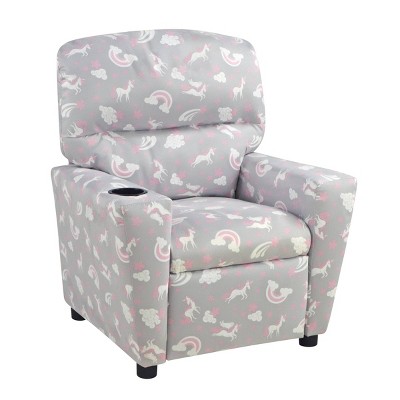 Unicorn Dreams Kids' Recliner With 