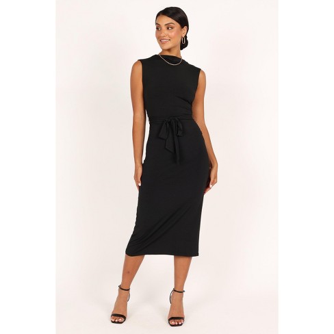 Women's Satin Ruched Mini Slip Dress - Cupshe-xl-black : Target