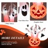 Syemin Inflatable Holiday Decorations Halloween Inflatable Ghost Pumpkin Decoration Rotating Flame Halloween Inflatable Decor, Orange, 54"*36"*72" - 2 of 4