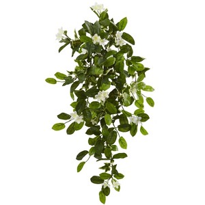 HomeStock 19in. Mixed Stephanotis & Ivy Hanging Artificial Plant (Set of 4)  : Target