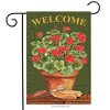 Briarwood Lane Garden Flag 12x18 For Outdoor Potted Geraniums Summer For Summer Garden Flag Flags For Outside - 2 of 4