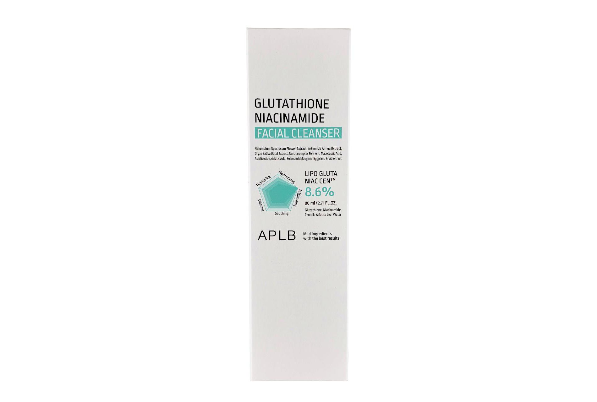 APLB Glutathione Niacinamide Facial Cleanser (2.71 oz) - Wake up your skin with a brightening laboratory-grade cleanse.