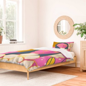 Deny Designs Maritza Lisa A Girl and Her Flowers Duvet and Sham Set - 1 of 4