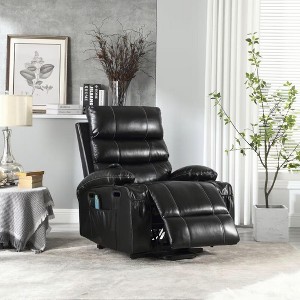 NicBex Electric Power Lift Recliner Chair for Elderly Adults,with Vibration Massage and Lumber Heat,Remote Control,Cup Holders - 1 of 4