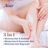 Nair Hair Remover Beauty Treatment Charcoal Clay Leg Mask - 8.0oz - 3 of 4