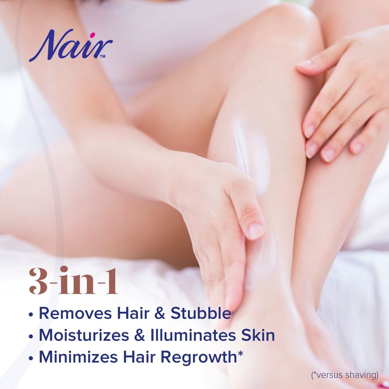 Nair Hair Remover Beauty Treatment Charcoal Clay Leg Mask - 8.0oz, 4 of 12