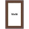 PosterPalooza | Traditional Brown Picture Frame - UV Acrylic, Foam Board Backing, Hanging Hardware - 2 of 4