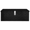 vidaXL Storage Box Black 31.5 in.x15.4 in.x11.8 in. Aluminum - 2 of 4