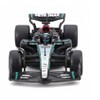 Mercedes-AMG F1 W15 E Performance #63 "Petronas" F1 World Championship 2024 with/Figure & Case 1/43 Diecast Model Car by Bburago - 4 of 4
