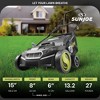 Sun Joe 15" Electric Dethatcher Scarifier with Removeable 13.2 Gallon Bag, 15 Amp, AJ808E - 3 of 4