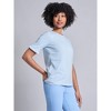 Plus Size Ruffle Sleeve Stripe Top - 2 of 3