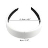 Unique Bargains Faux Leather Headband Hairband for Women 1.6 Inch Wide 1Pcs - 4 of 4