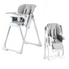 Baby High Chair with Adjustable Height, Foldable Infant Feeding Chair with Removable Tray - 2 of 4