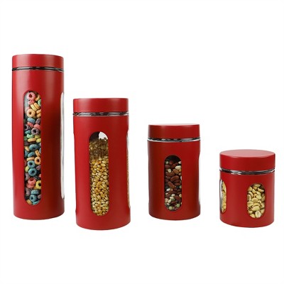 Red Kitchen Canister Sets Target