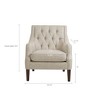 Ridstar Accent Chair, Armchairs For Living Room-Beige - 4 of 4