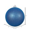 Vickerman Blue Ball Ornament - 2 of 4