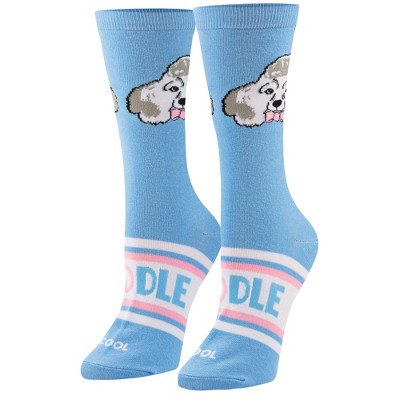 Cool Socks, Poodle, Funny Novelty Socks, Adult, Medium