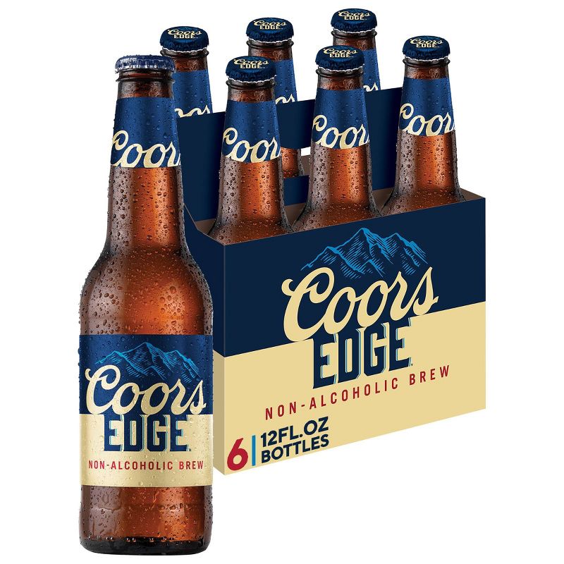 Coors Edge Non-Alcoholic Brew - 6pk/12 fl oz Bottles, 1 of 9
