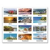 Seascape Panoramic Desk Pad, Seascape Panoramic Photography, 22 x 17, White Sheets, Clear Corners, 12-Month (Jan-Dec): 2026 - 3 of 4