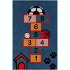 Unique Loom Playtime Kids Wool Collection Area Rug - Hopscotch - 2 of 4